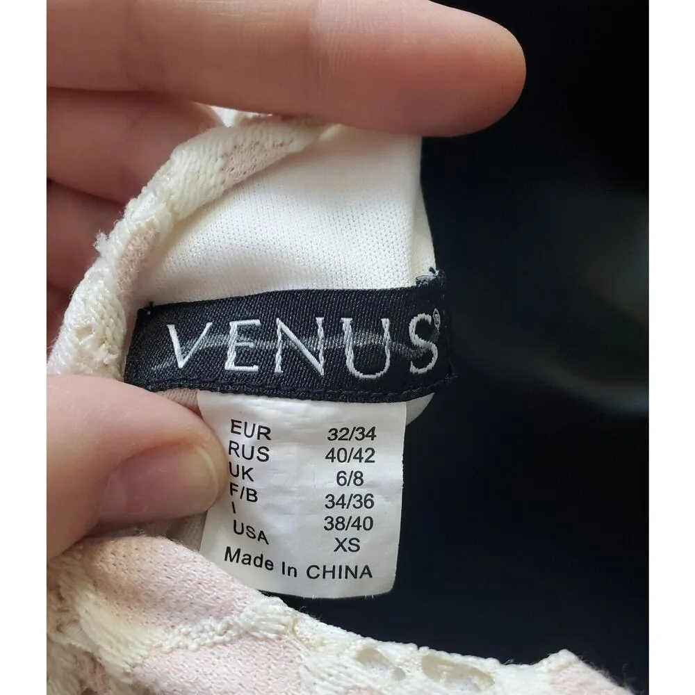 Venus Women's White Floral Cotton Scoop Neck Sleeveless Long Maxi Dress Size XS - Image 7