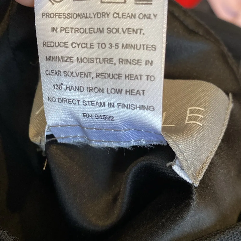 Amsale black tulle one shoulder ruched mermaid dress 14 - Image 7