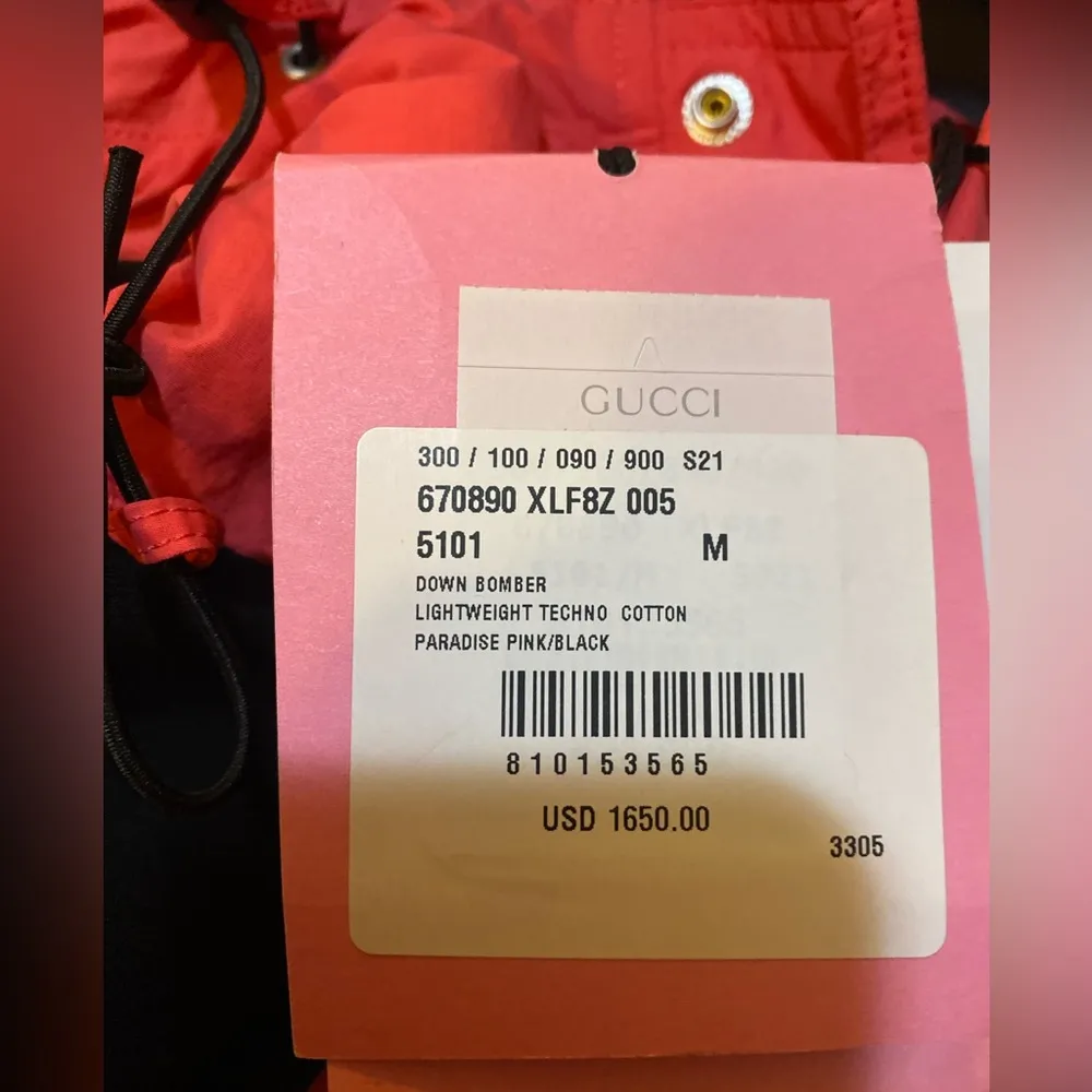 Gucci x The North Face Down Bomber Light Weight Techno Puffer Jacket - Image 11