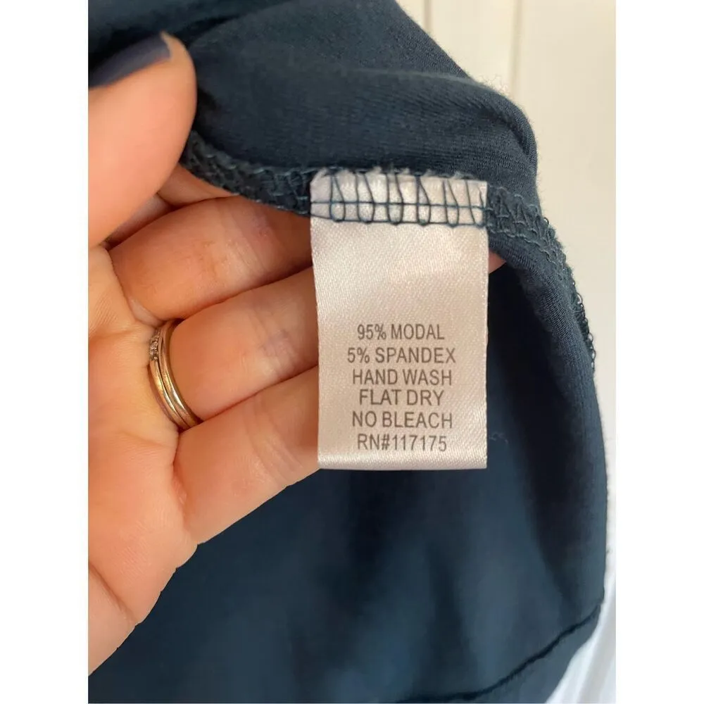 Fenn Wright mason blue modal cowl neck turtleneck s - Image 5