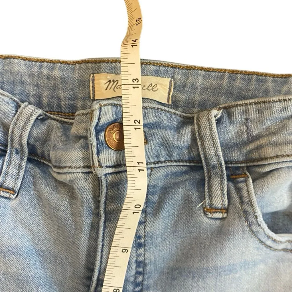 Madewell curvy roadtripper size 30 light wash jeans high rise - Image 9