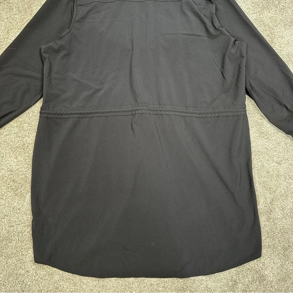 Athleta Zuma Shirtdress Longsleeve UPF 50+ Travel Black Size 1X - Image 12