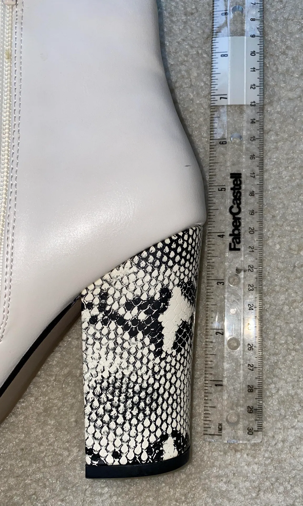 JustFab Snake Skin Booties - Image 6