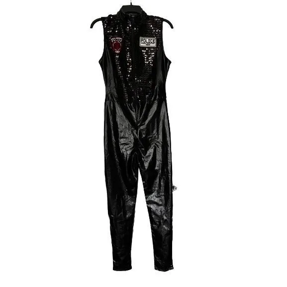 Spirit Halloween Womens Special‎ Operations Police Officer Bodysuit Cosplay M Black Size undefined - Image 7