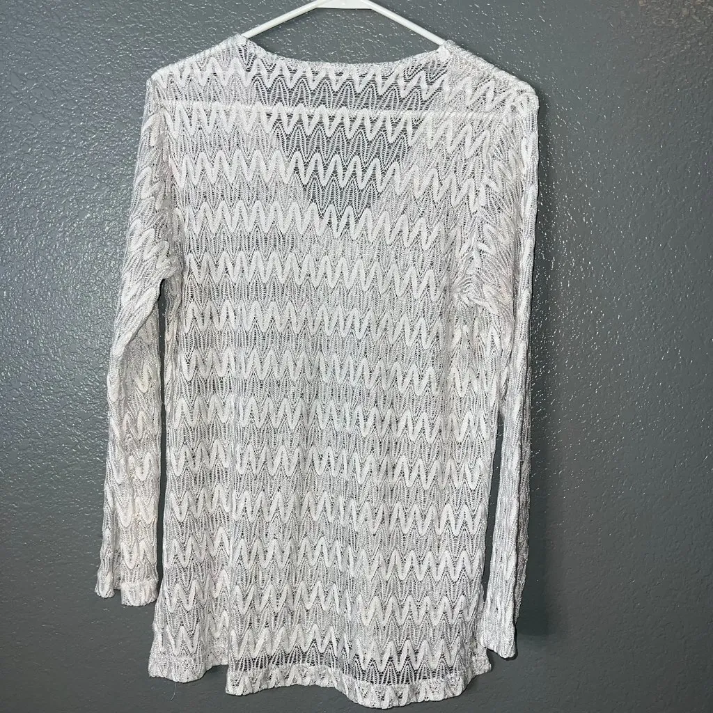 Ivory Open Knit V - Image 2