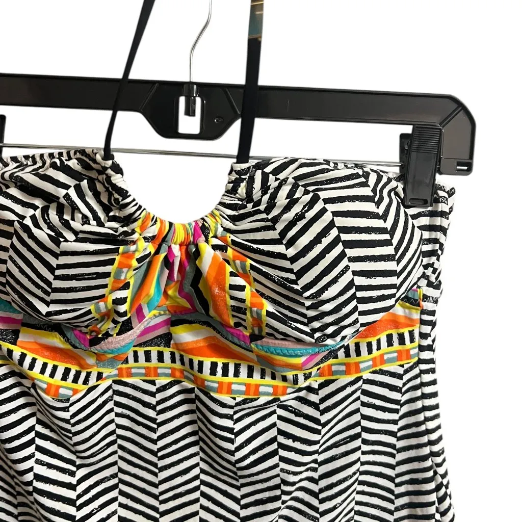 Trina Turk Swim Tops Womens 8 Multicolor Nylon Blend Halter Strap Beach Lot Of 2 - Image 4