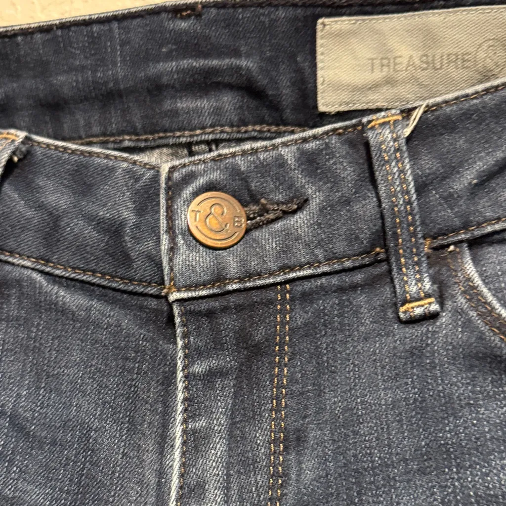 Treasure & Bond Dark Wash Blue Straight Leg Jeans Size 28 Women’s Denim Casual - Image 7