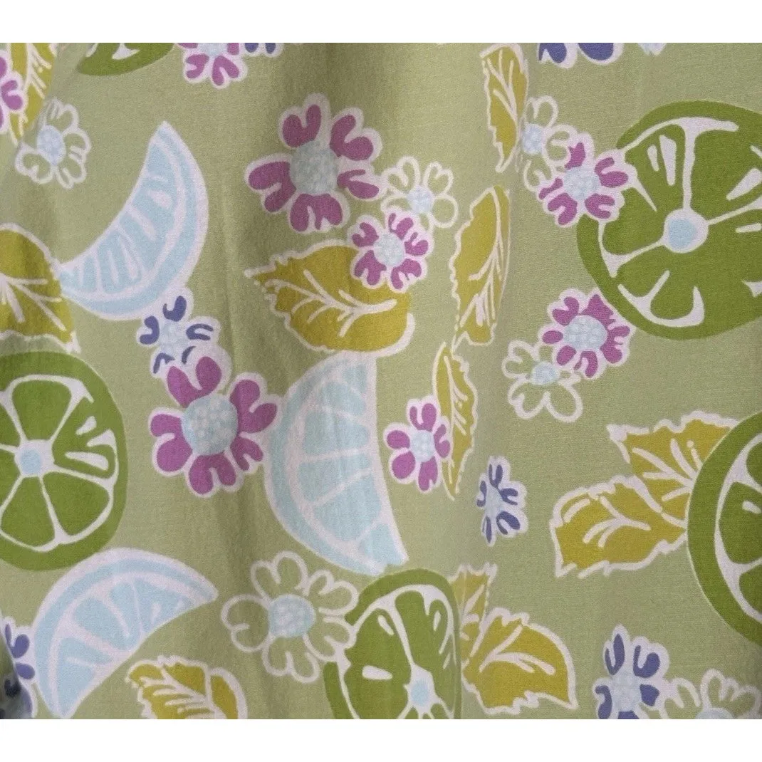 Vintage Lilly Pulitzer Capri Pants Womens 2 Stretch Citrus Print Resortwear - Image 4