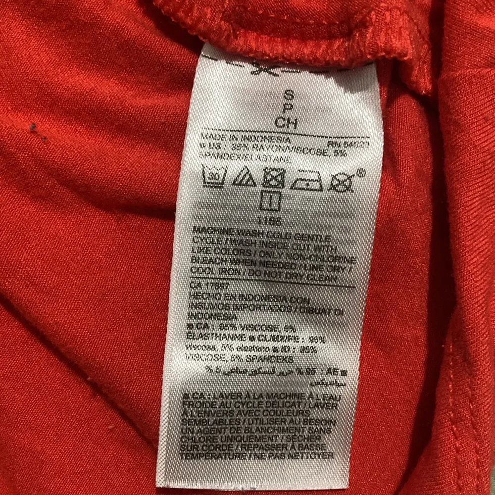 Old Navy Knit Swing Women’s Size Small Orange Color Dress - Image 4