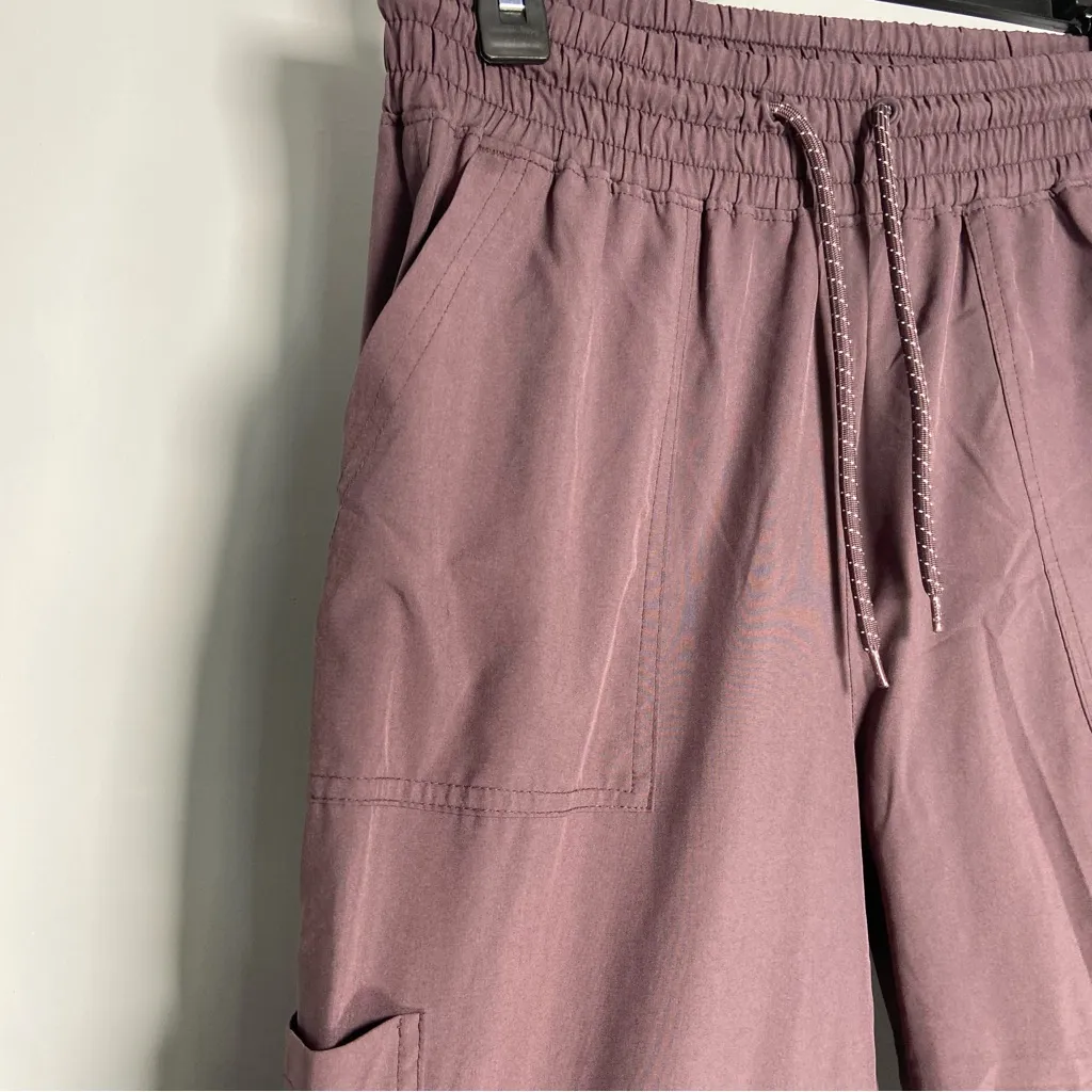 Old Navy Stretch Tech Cargo Joggers Purple Athletic Active Hike Camp Size XS - Image 4