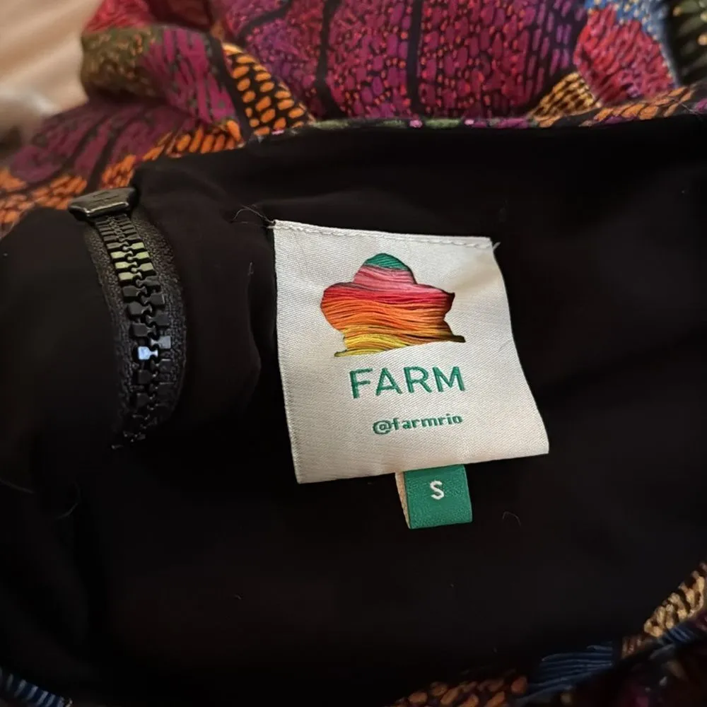 Farm Rio  Dotted Macaws Midi Dress S - Image 4