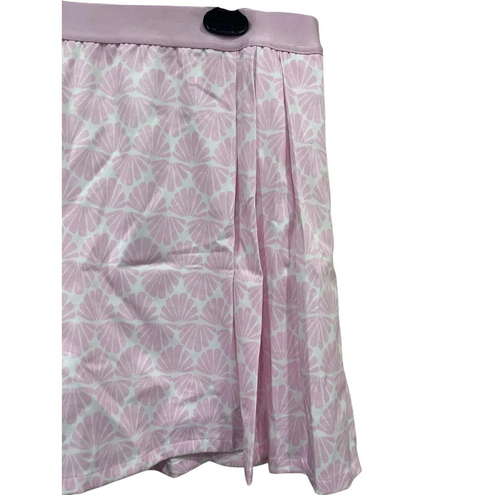 Lady Hagen Side Pleat Skort 16” Pink Seashells Women’s XXL Golf Pickleball - Image 2