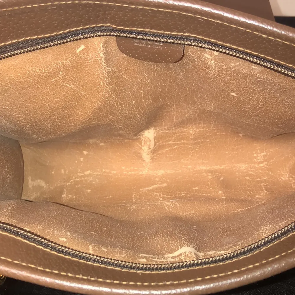 GG Supreme Clutch with Gold GG Zipper Pulls On Top Close and Front Pocket - Image 15