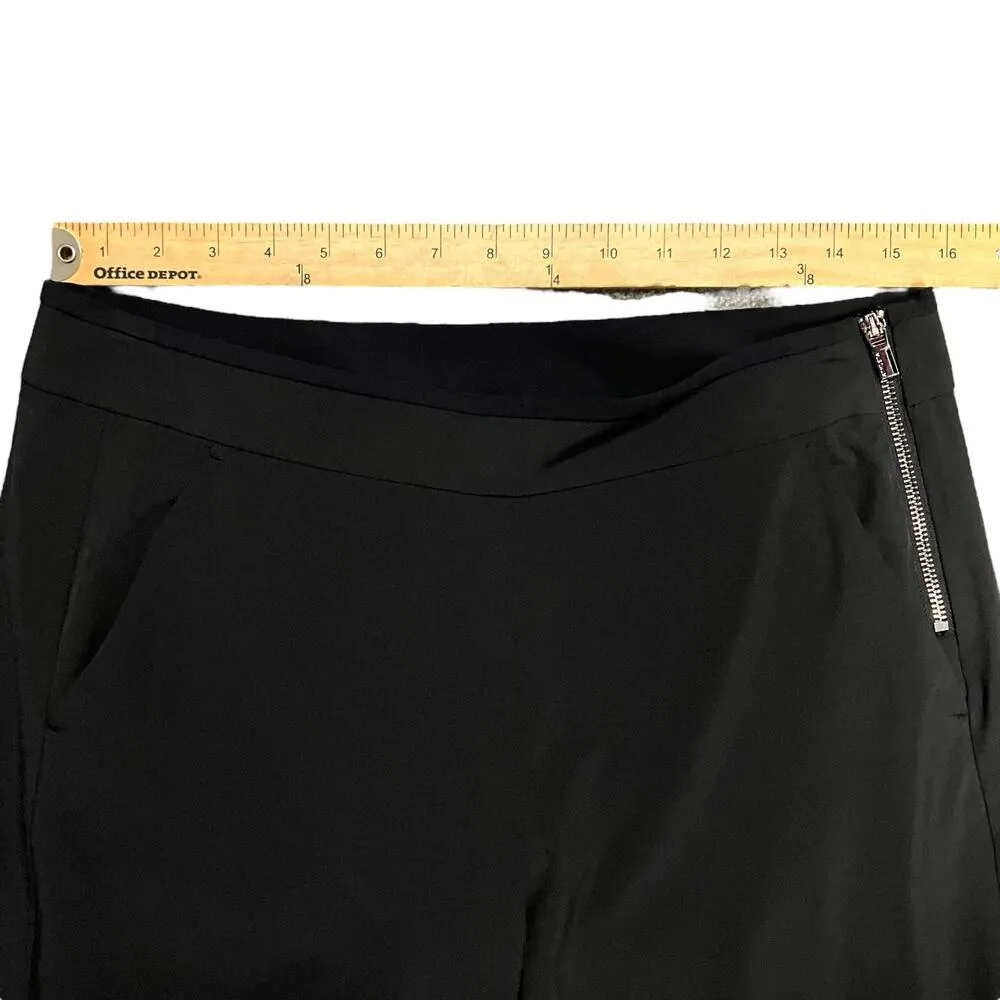 Athleta Gramercy Track Trouser Black Wide Leg Pant Size 10 - Image 8