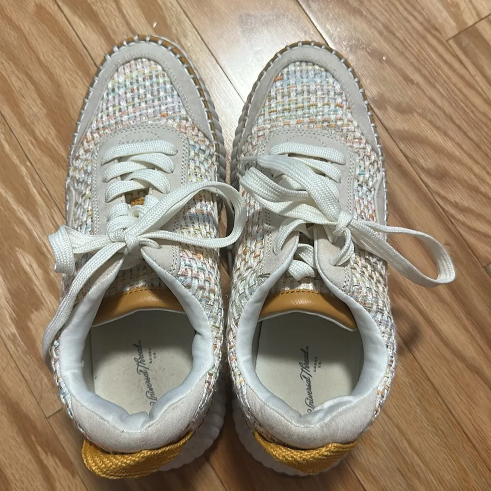 Colorful tweed sneaker Tan Size 8 - Image 2