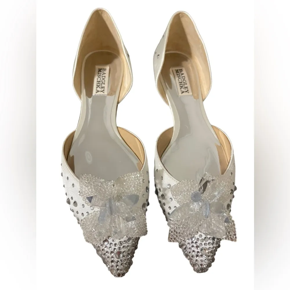 Badgley Mischka Haddie D'orsay Womens Flat Shoes Size 7.5 - Image 7