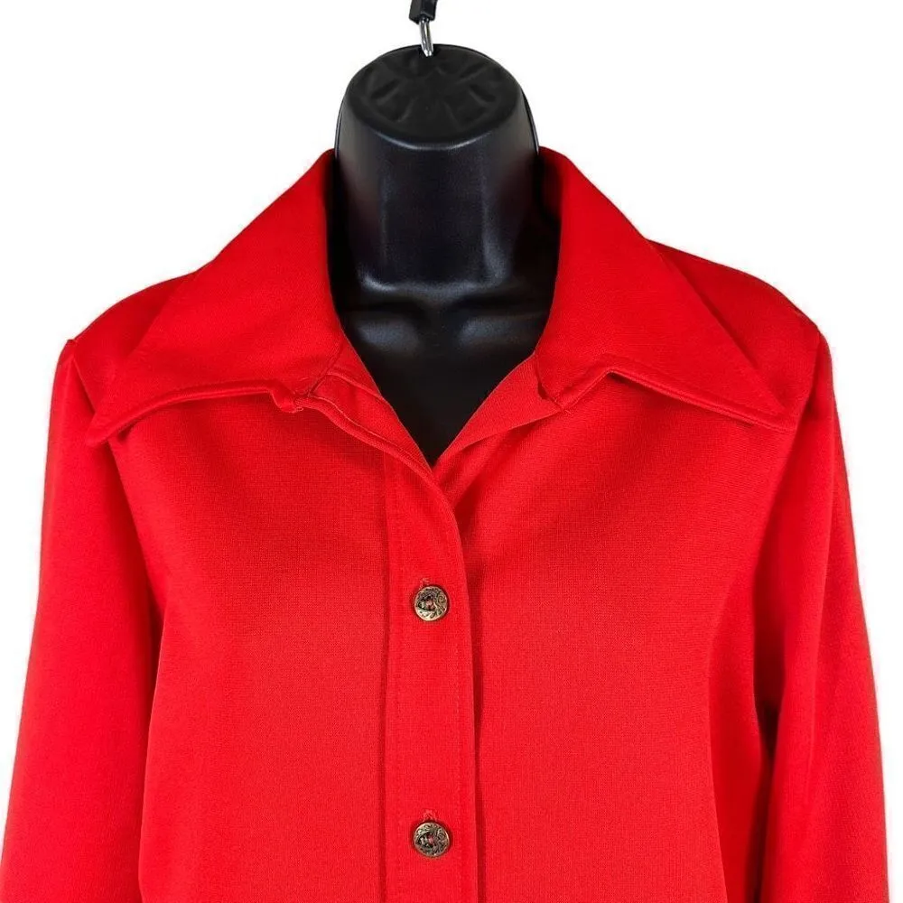 Vintage Red Casual Polyester Blazer Women’s Size 17/18 - Image 10