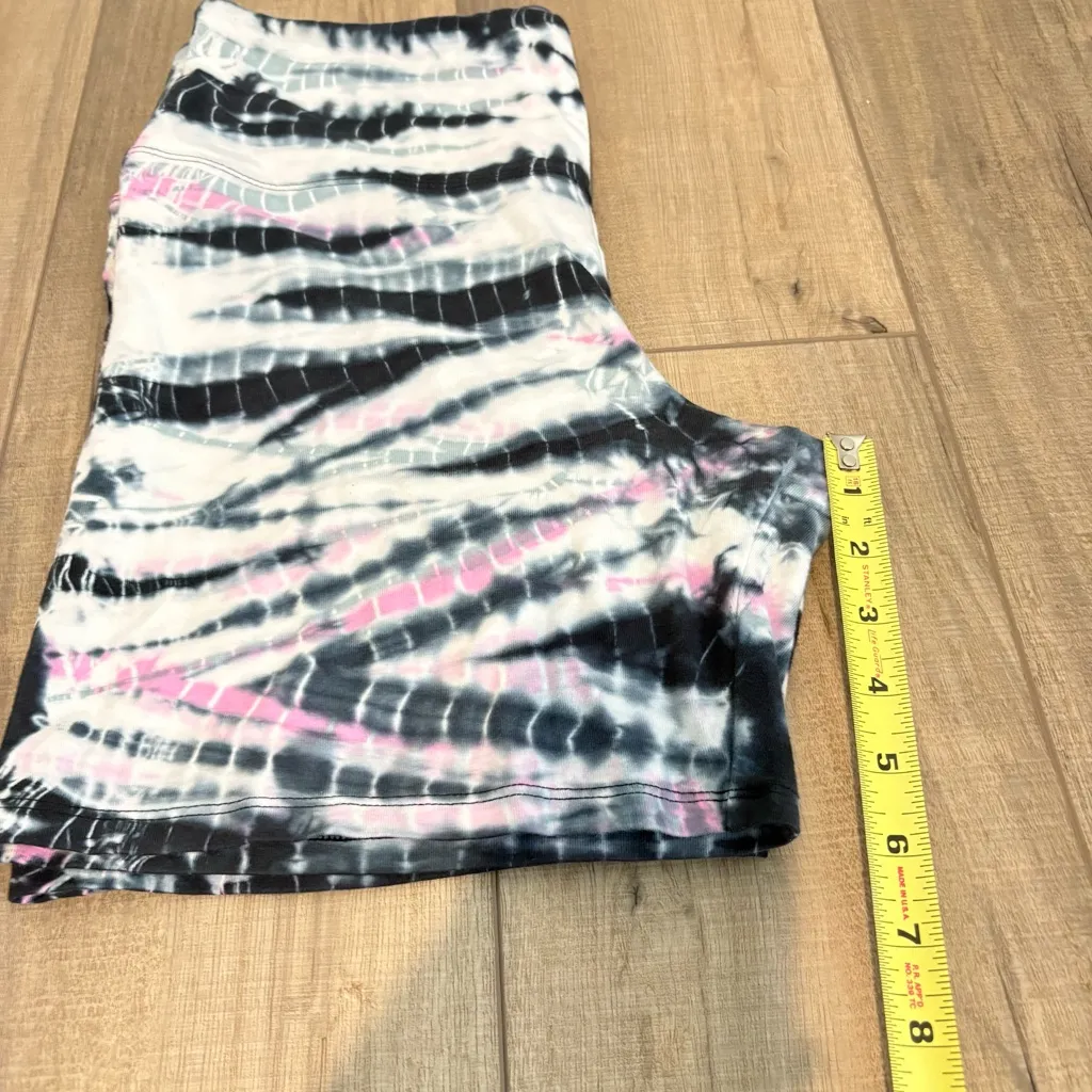 Victoria's Secret Pink Tie Dye Cotton Bike Shorts Bubblegum Pink Bamboo large - Image 9