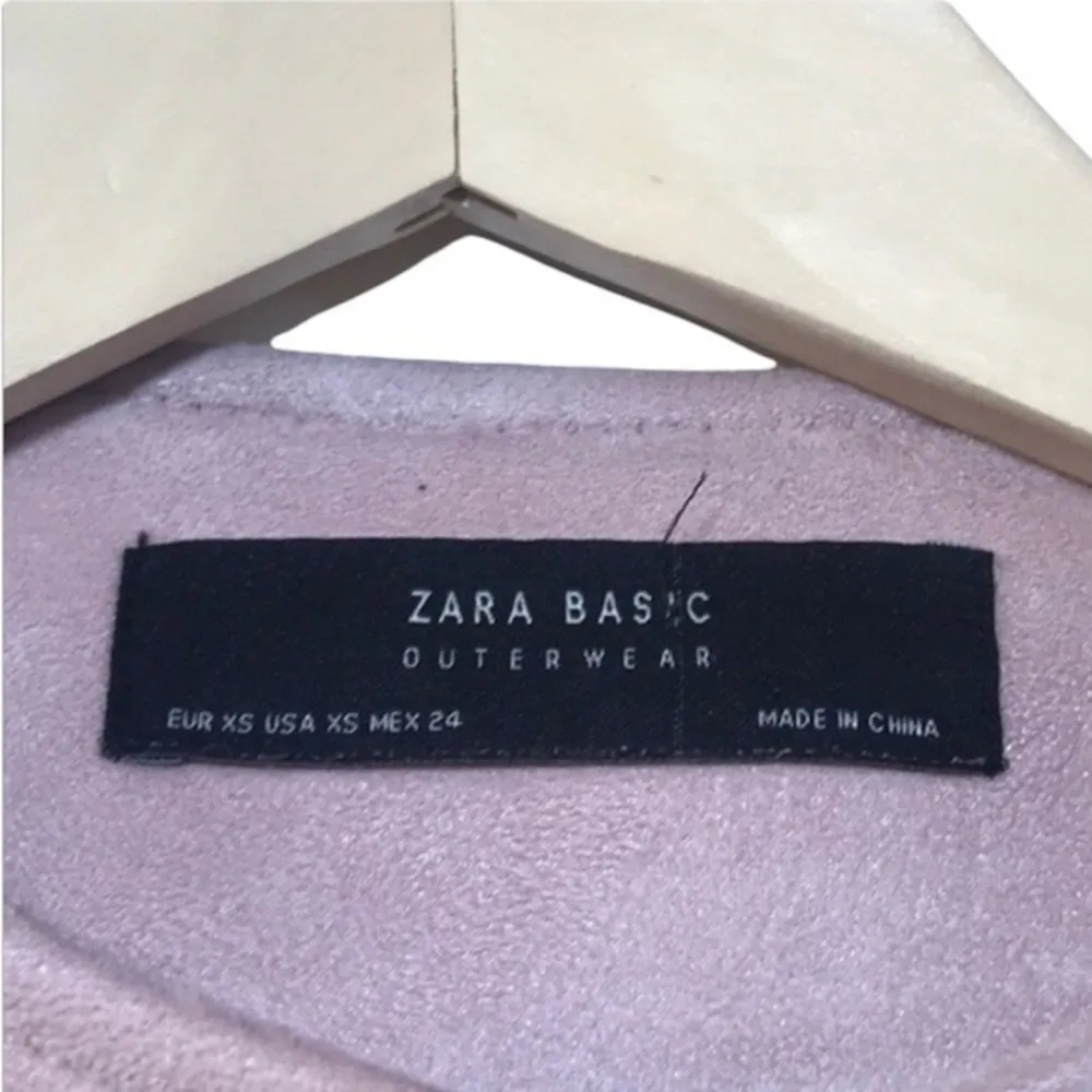 ZARA  Suede Effect Studded Jacket - Image 7