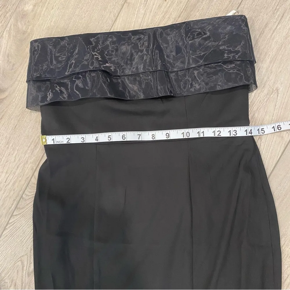 Lulus Size 2 Elegant Dress Brilliantly Bold Black Strapless Mermaid Maxi Dress - Image 15