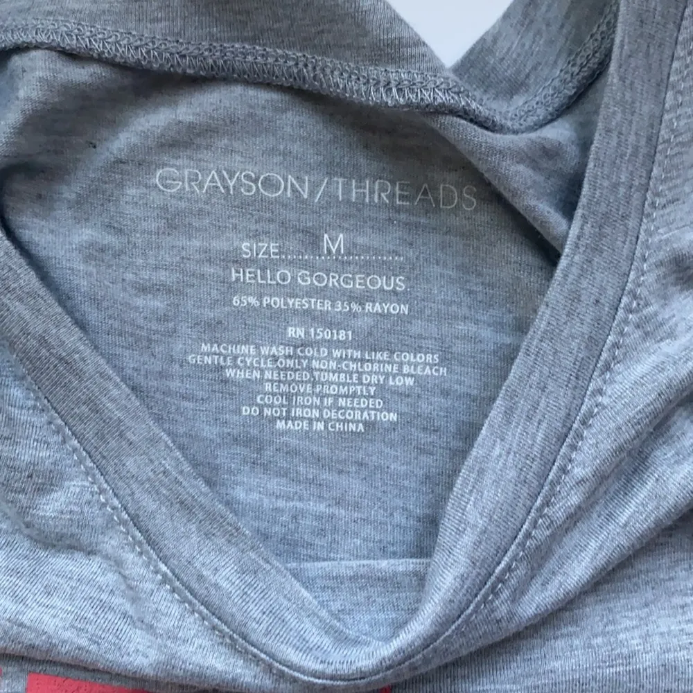 Grayson / Threads ‘Red White & Beer’ graphic print swing tank, size M - Image 2