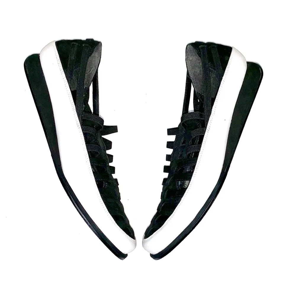 Stuart Weitzman Move-In Strappy Elastic Sneaker size 8.5 Black - Image 3