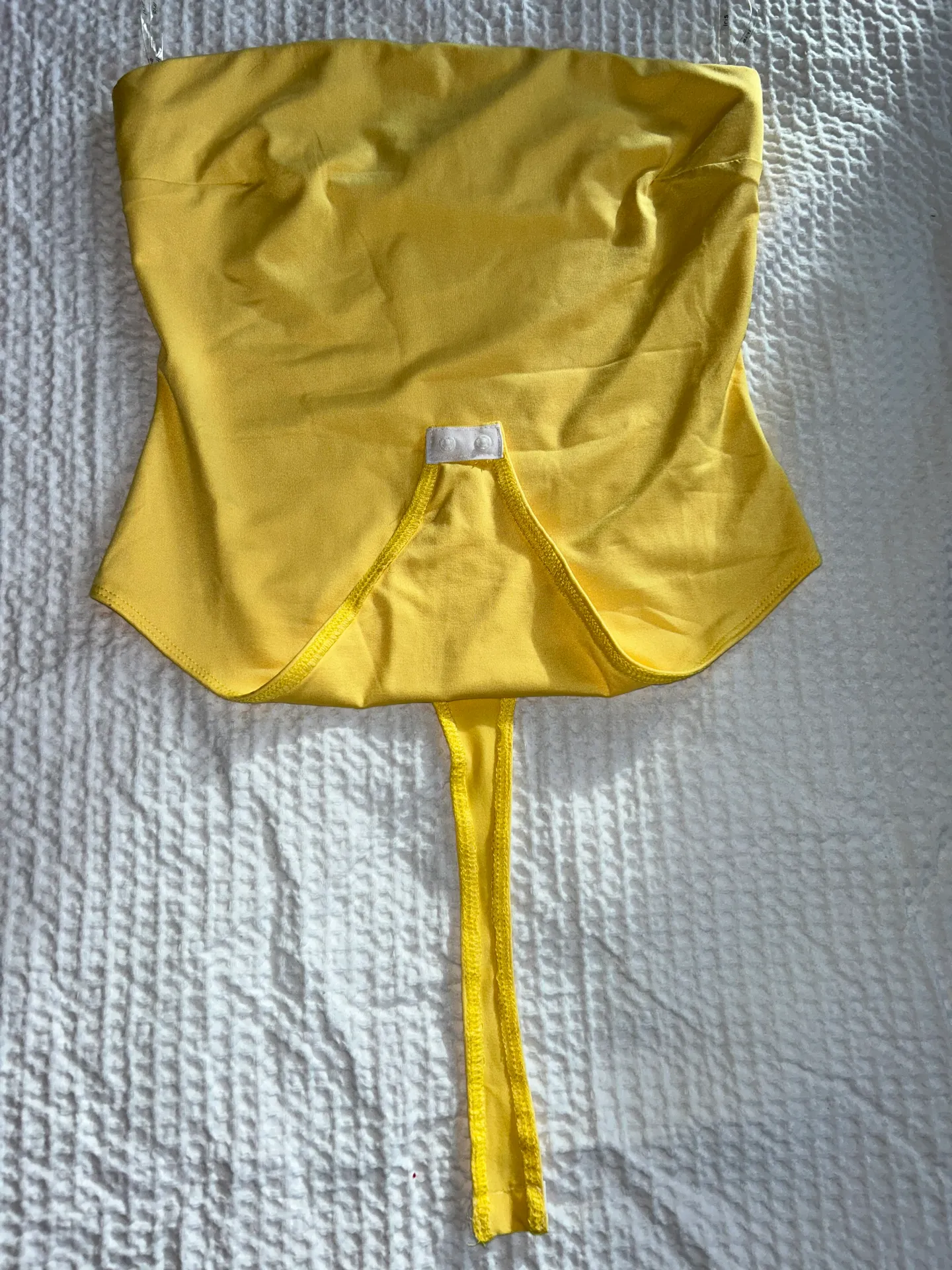 Iris Yellow Strapless Bodysuit  - Image 3