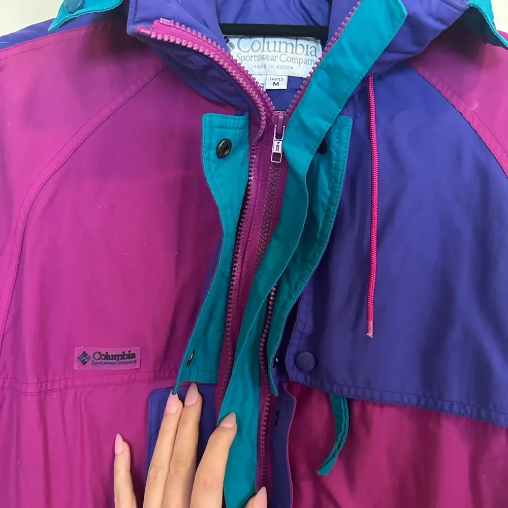 Vintage Columbia Criterion Colorblock Zip-Up Jacket - Image 3