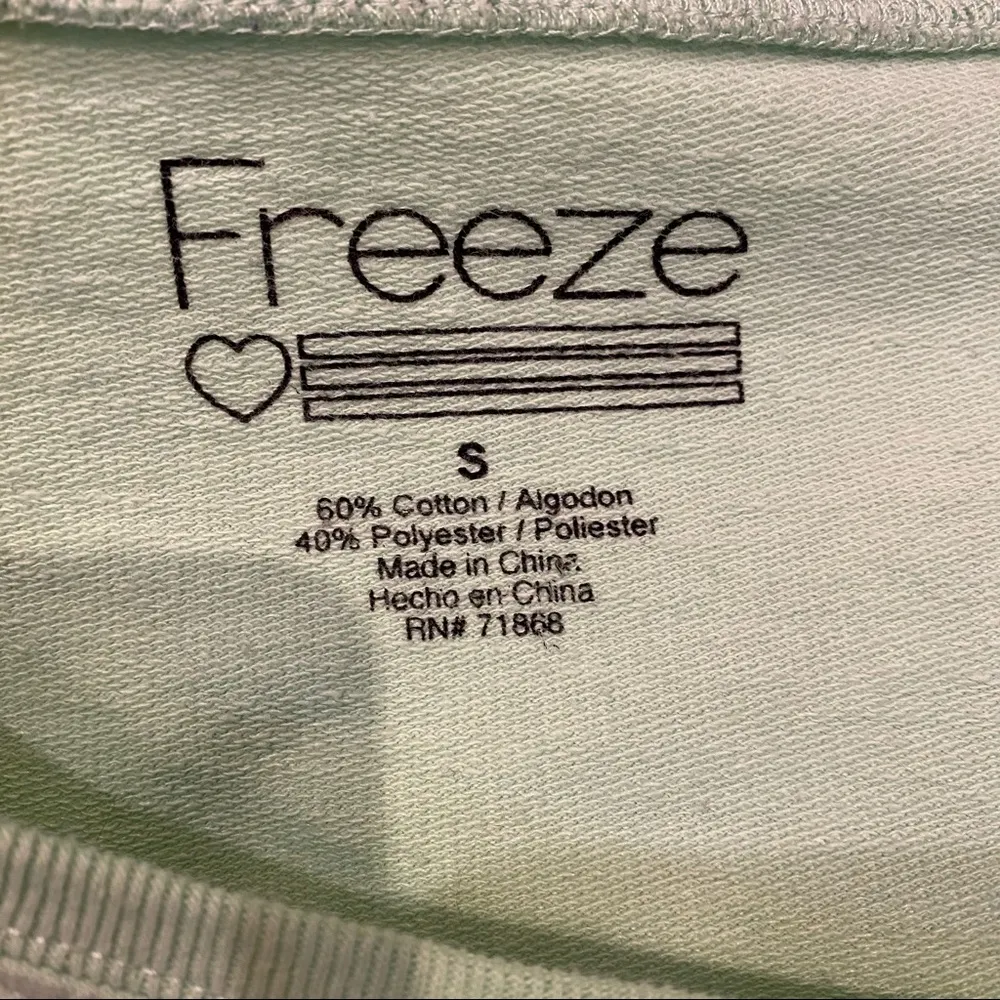 Freeze "Just The Right Amout Of Wrong" Lightweight Sweatshirt in Green - Image 8