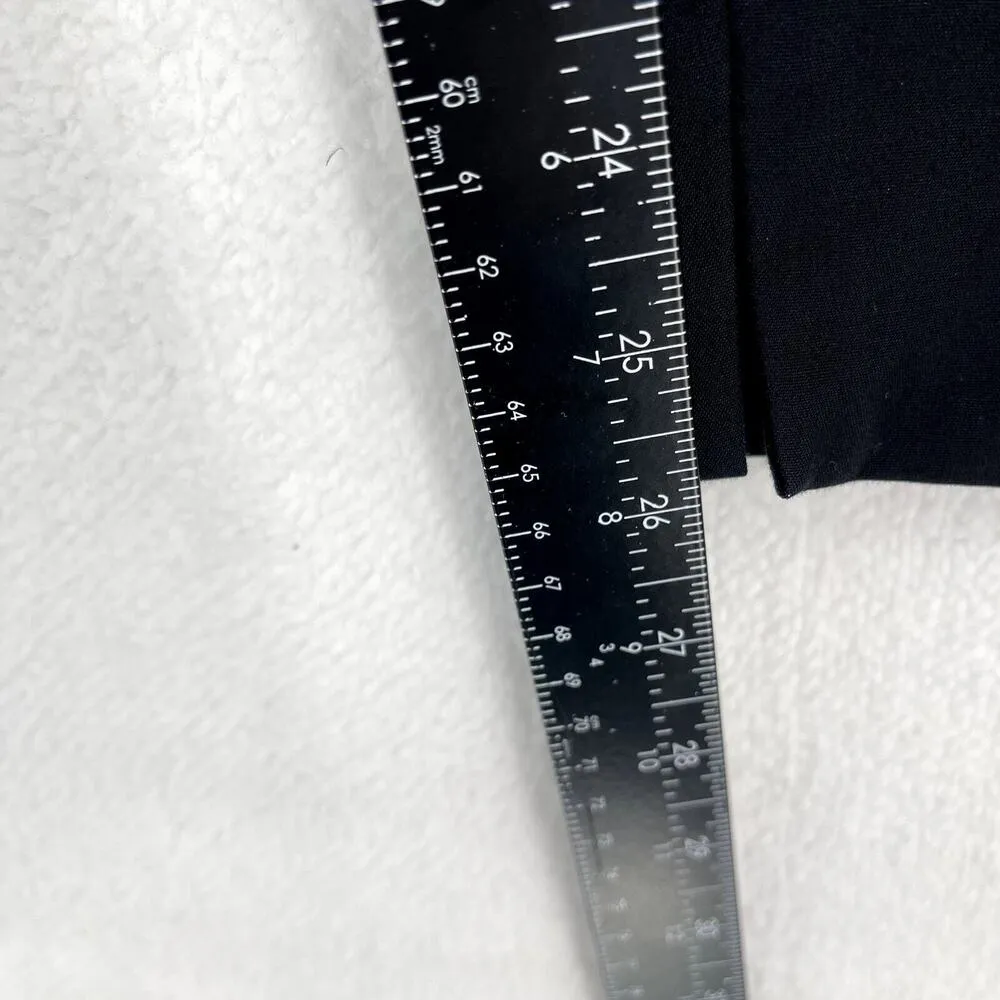 ZARA Pants Women Size Medium Straight Leg Business Casual Dress Pant Black - Image 3