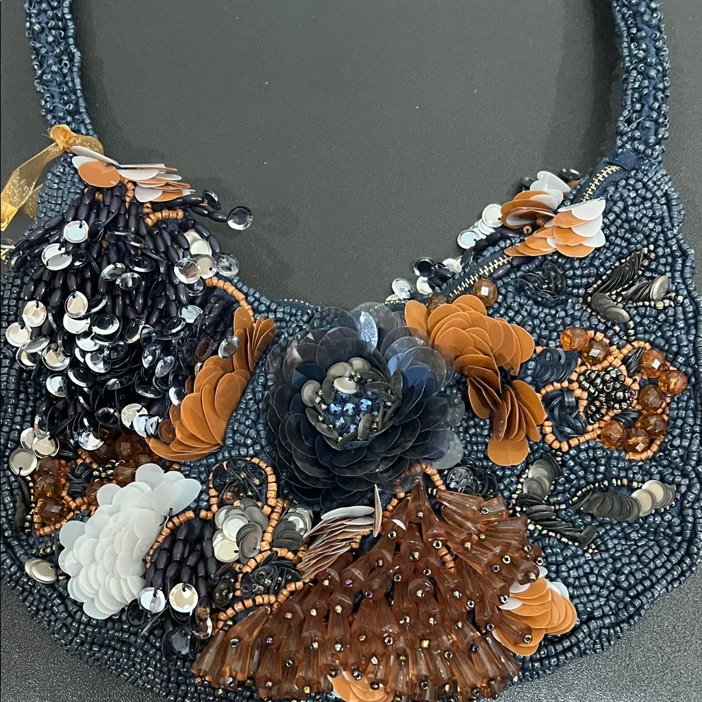 From India To You | Beaded Long Shoulder Bag Black - Image 6