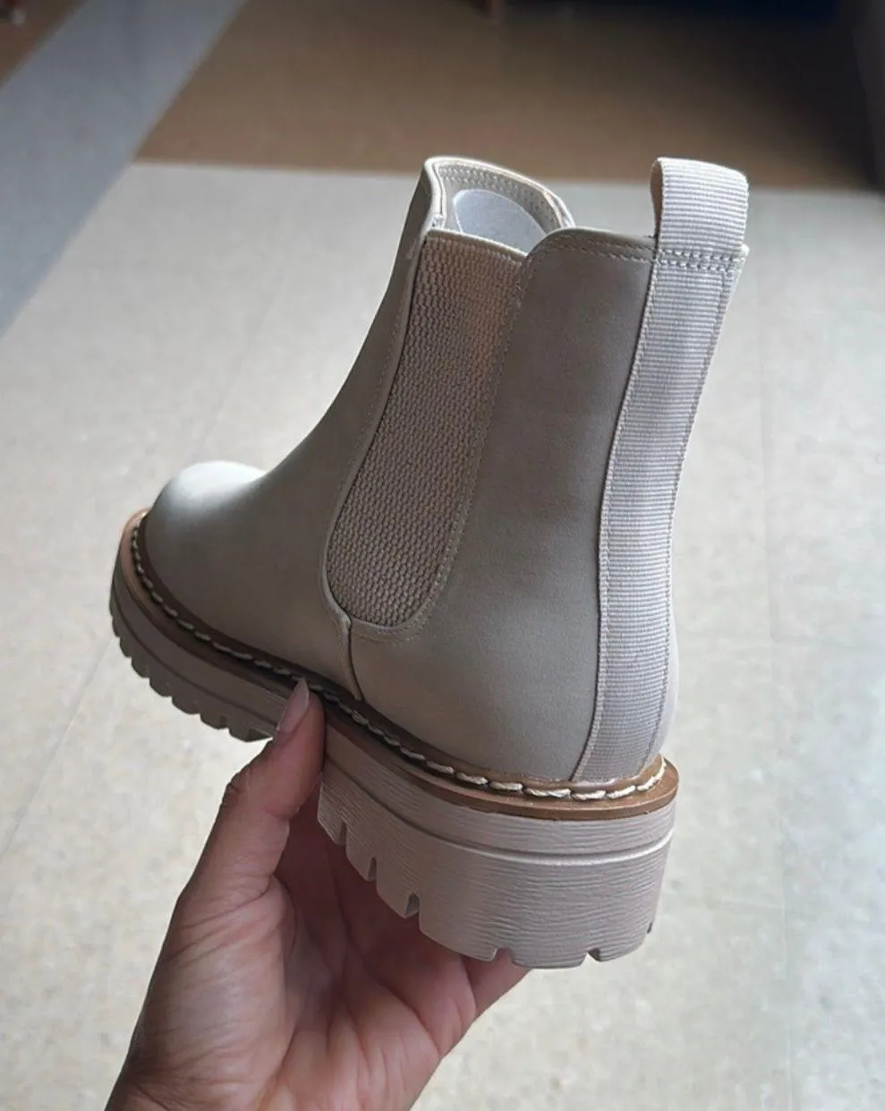 Chelsea Lug Sole Ankle Bootie - Image 4