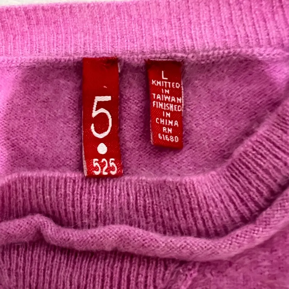 5 525 Sweater 100% cashmere Pink Size undefined - Image 3