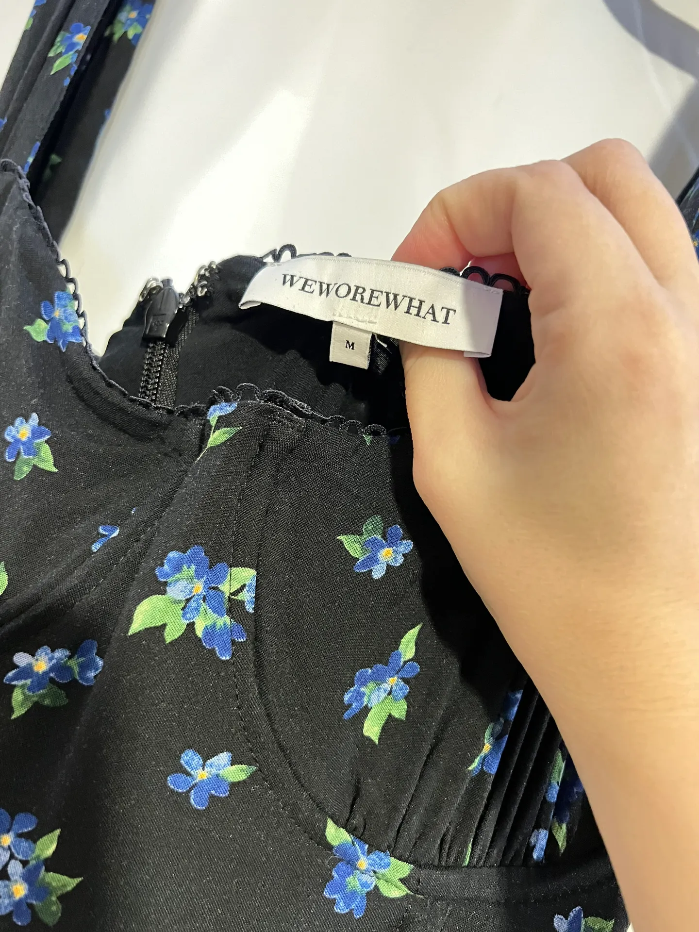 Black Floral Dress - Image 2