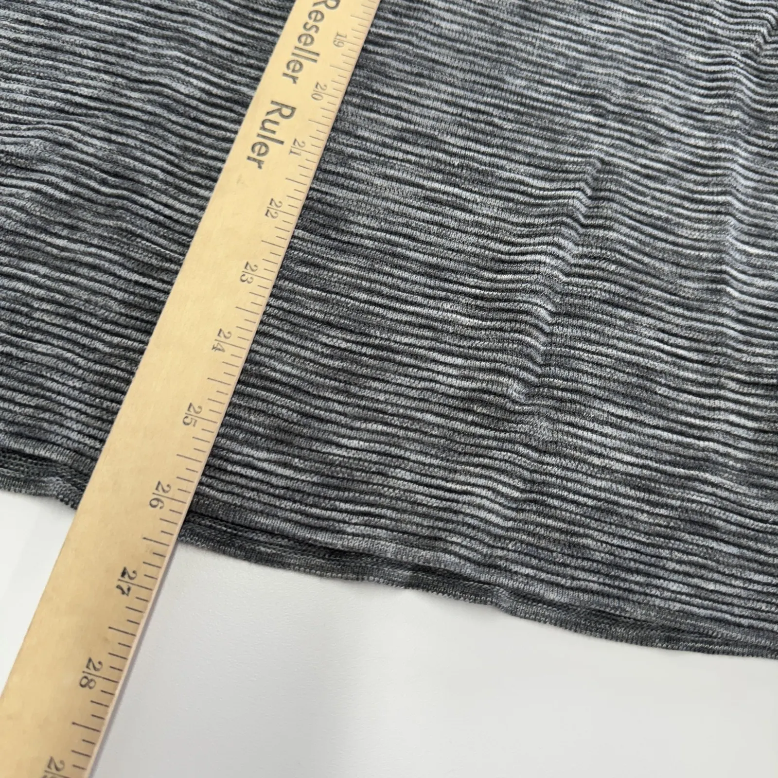 Wilfred Sweater Womens Small Grey Black Striped Knit Pullover Linen Blend‎ - Image 7