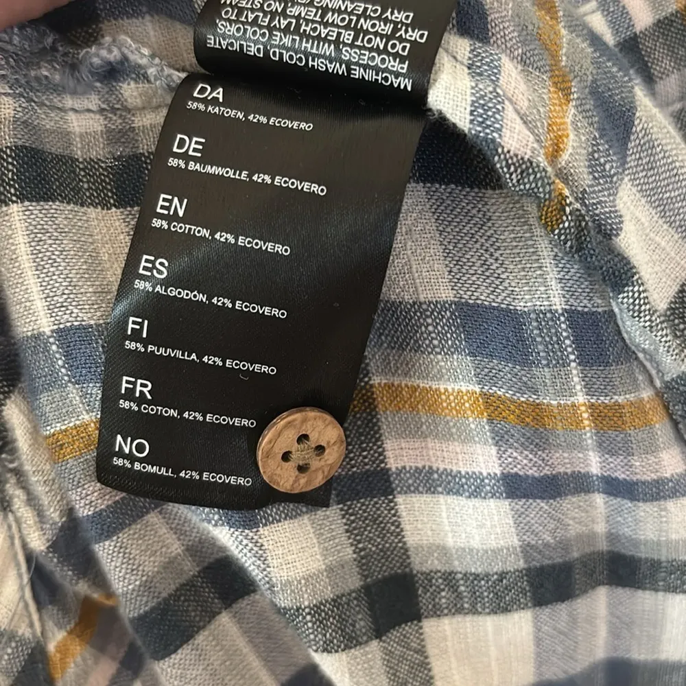 Kuhl Women’s Short Sleeve Wylde Shirt Size Large Flint Blue Button Up‎ Top Plaid - Image 15