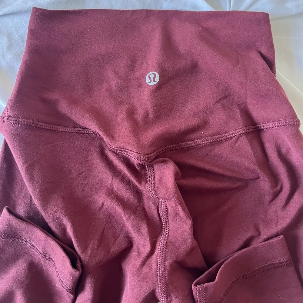 Lululemon Athletica High Rise Align 28” Cassis Colored Leggings W5CTES  SIZE 0 - Image 7