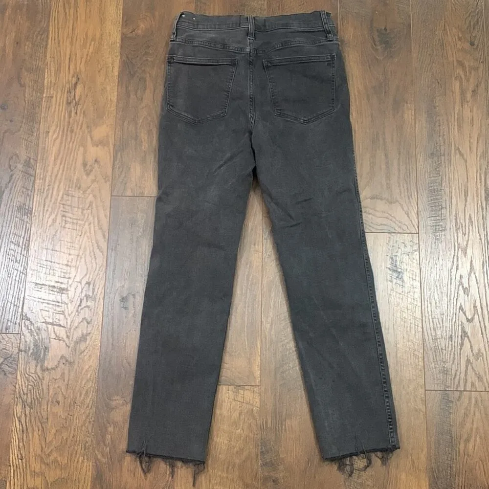 Madewell Stovepipe Jeans in Banberry Wash: Raw-Hem Edition - Image 7