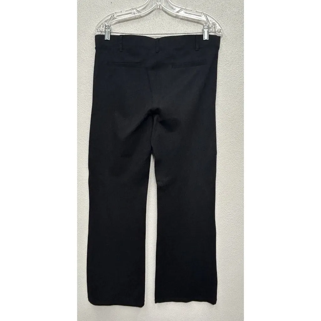Betabrand Womens Dress Pant Yoga Pant Size Large Petite LP Black Bootcut Stretch - Image 8