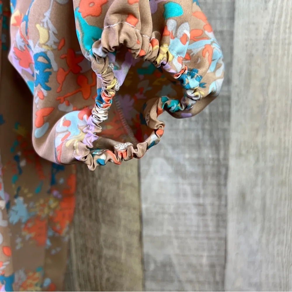 Handmade Homemade Peplum Swing Baby Doll Top with 3/4 Sleeves & Square N… Size undefined - Image 7