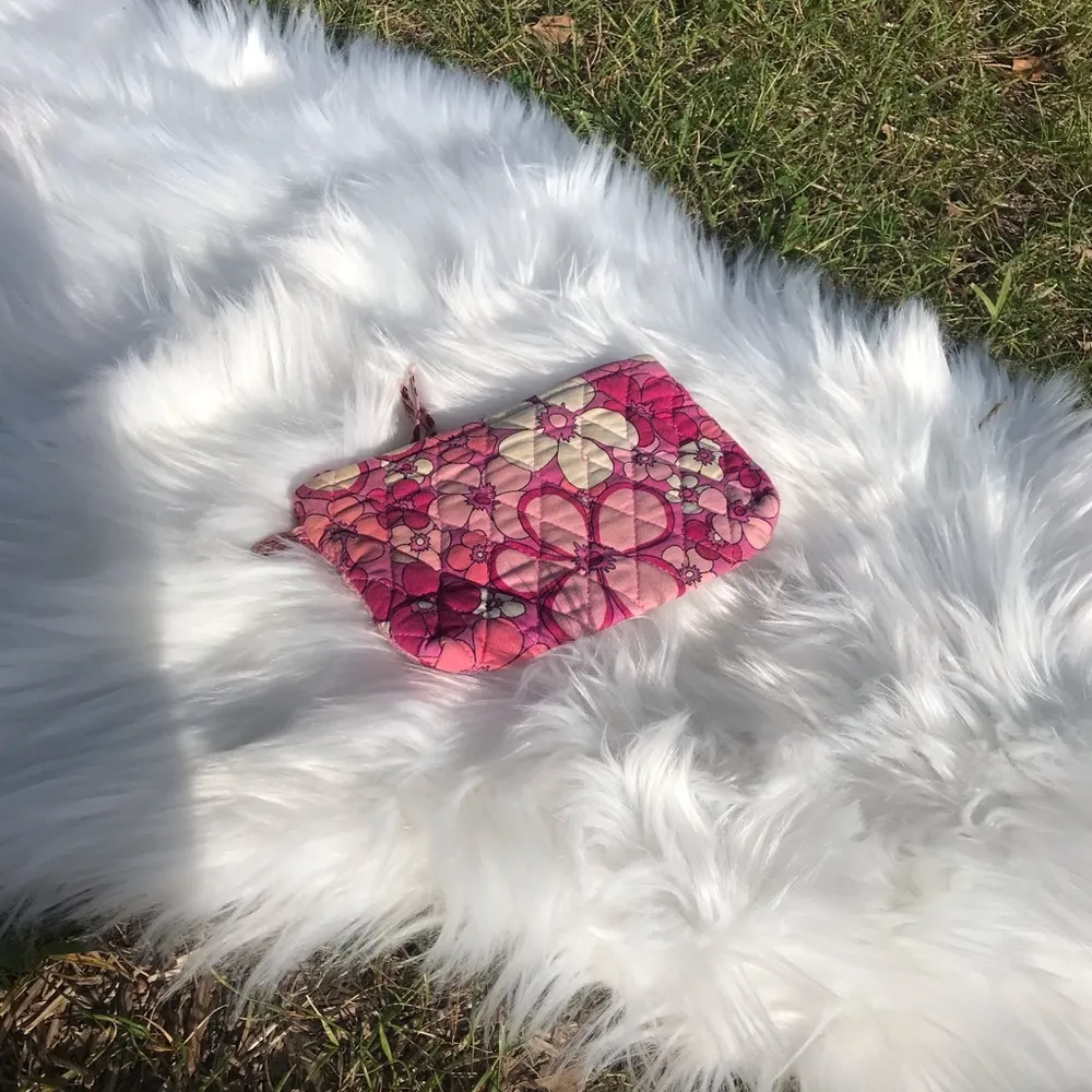 Vera Bradley Small Zip Essentials Bag PRETTY! - Image 4