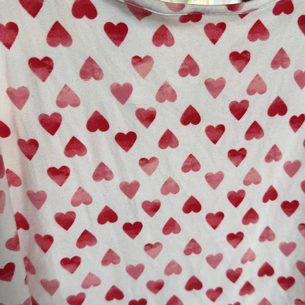 JESSICA SIMPSON PJ RED HEART VALENTINE LACE TOP SIZE LARGE - Image 2