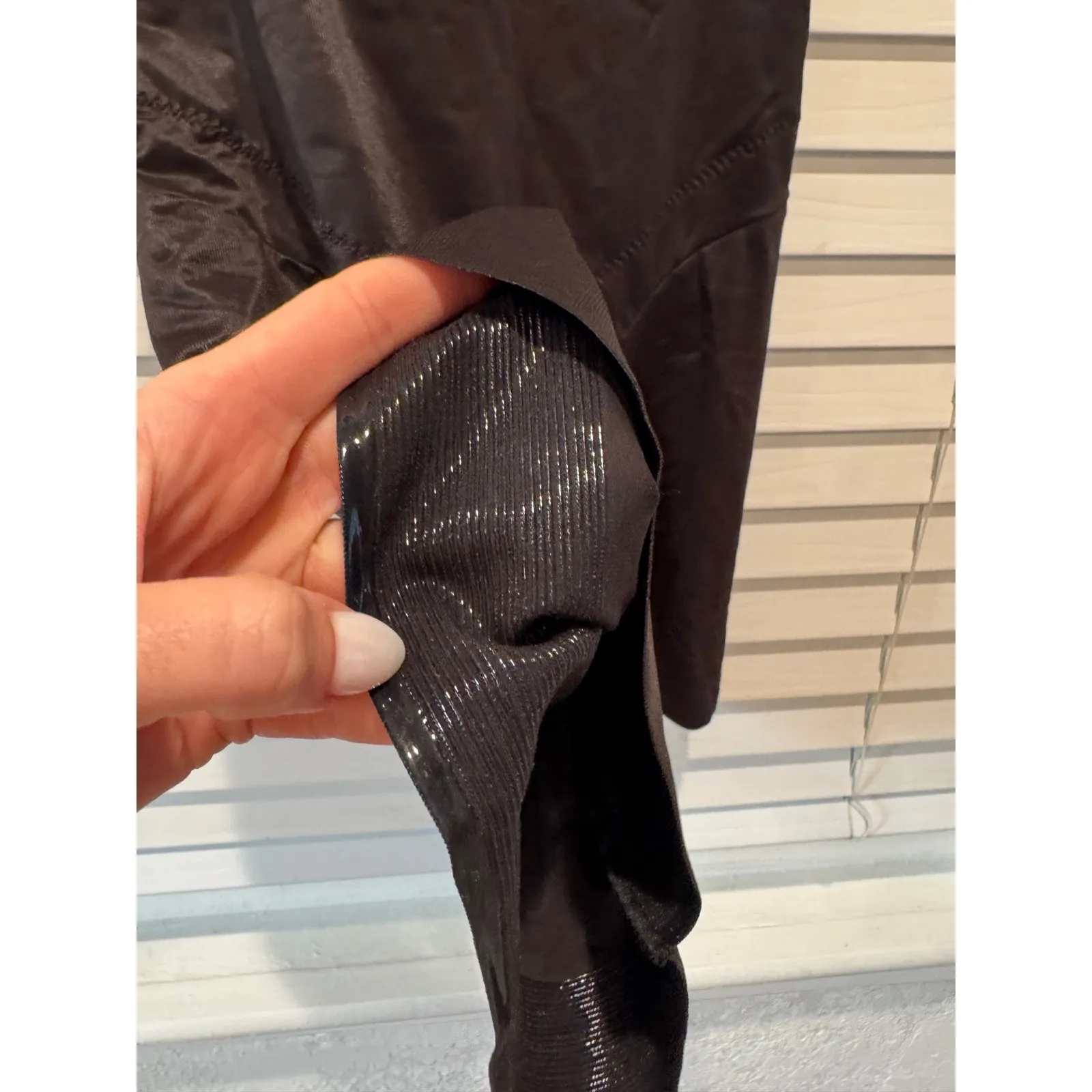 Miraclesuit Open Bust Body Briefer Tummy Control Antislip Shapewear Black 2X - Image 3