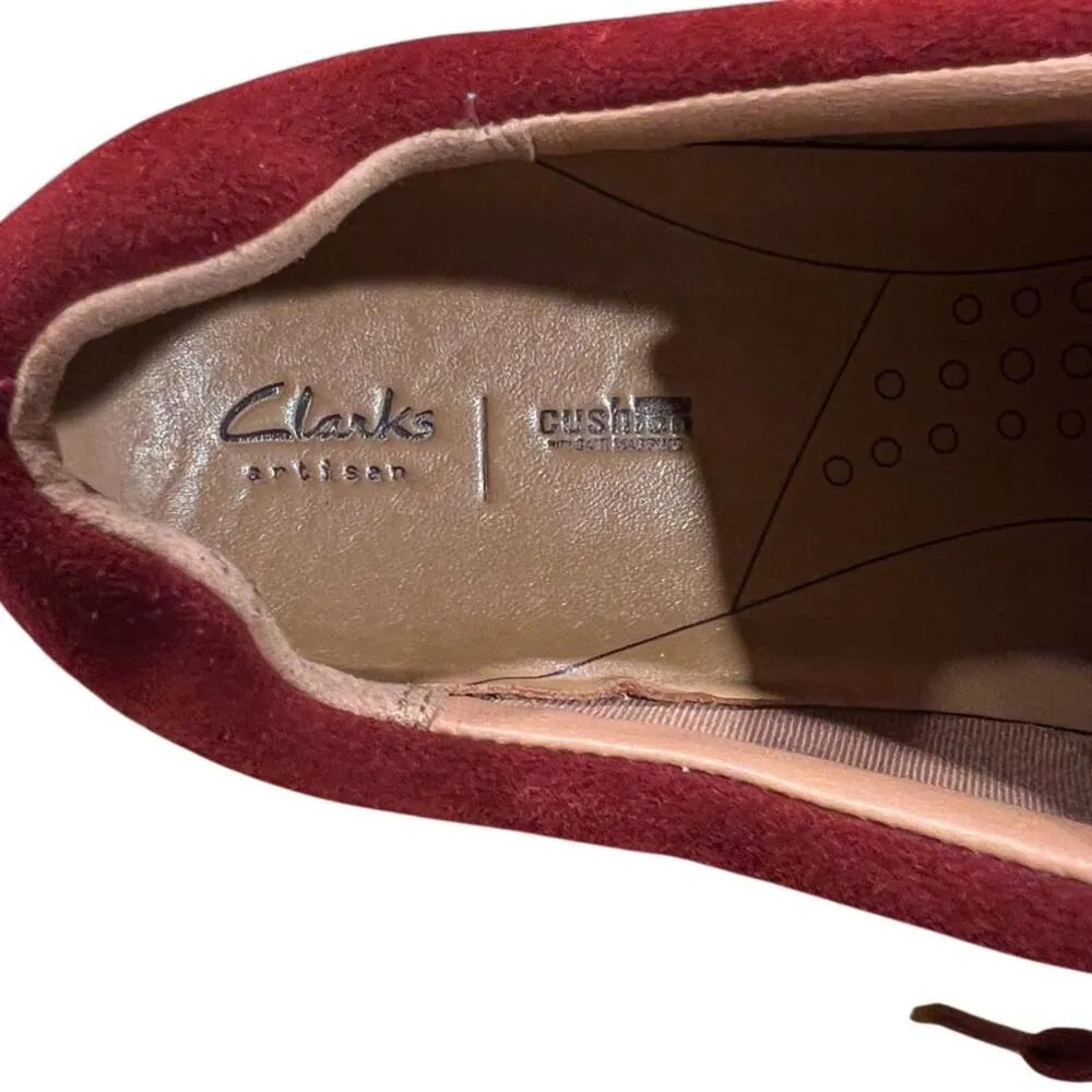 Clarks Amberlee Crest Suede Sneaker Size 10 - Image 6