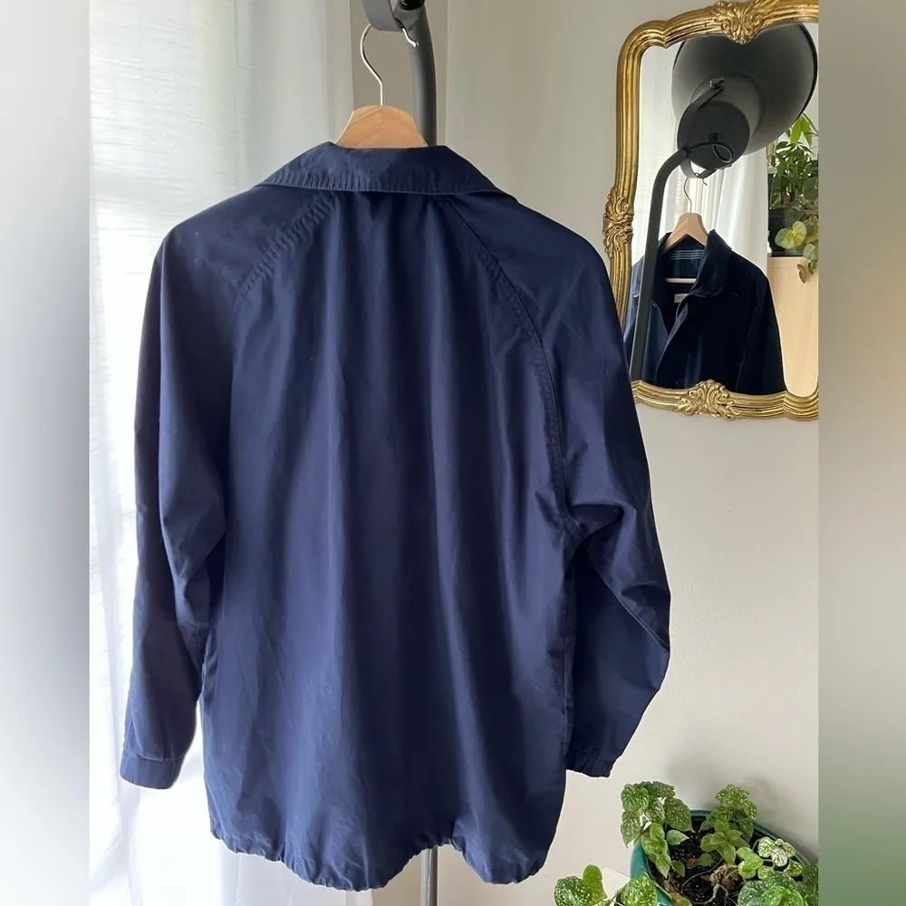 London Fog Navy Blue Wind Breaker‎ Jacket - Image 3