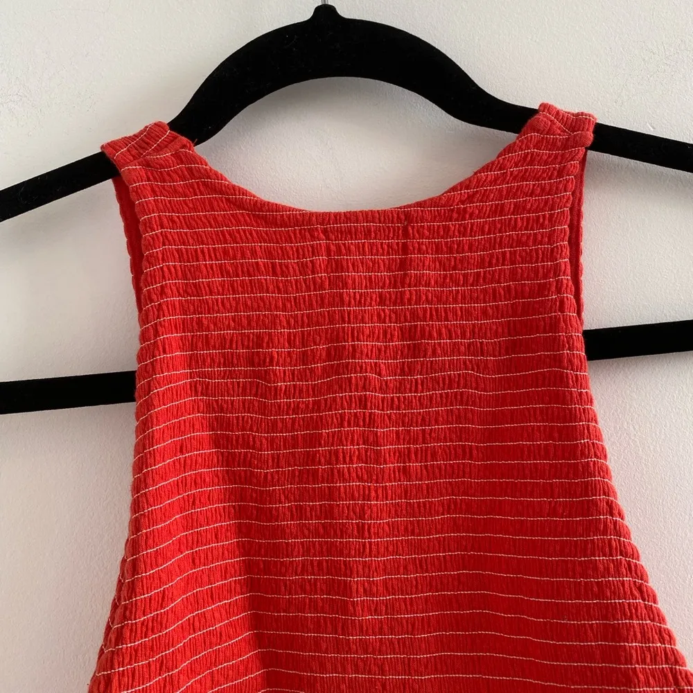 Nation Ltd Red Christine Smocked Tank Size Small - Image 11