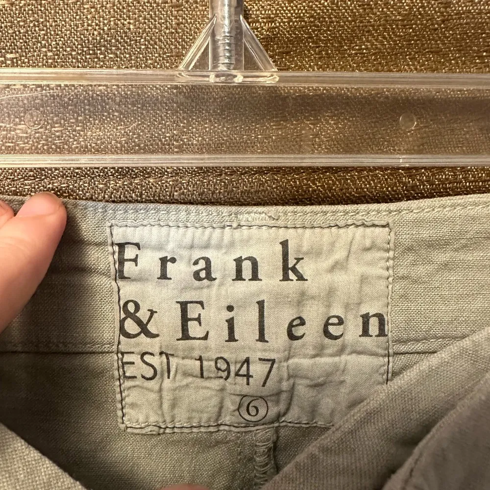 Frank & Eileen Kinsale Performance Pant in Light Green Size 6 - Image 2