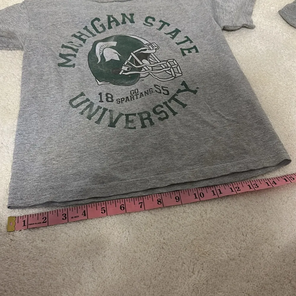Michigan State University Gray Tshirt Size XS - Image 6