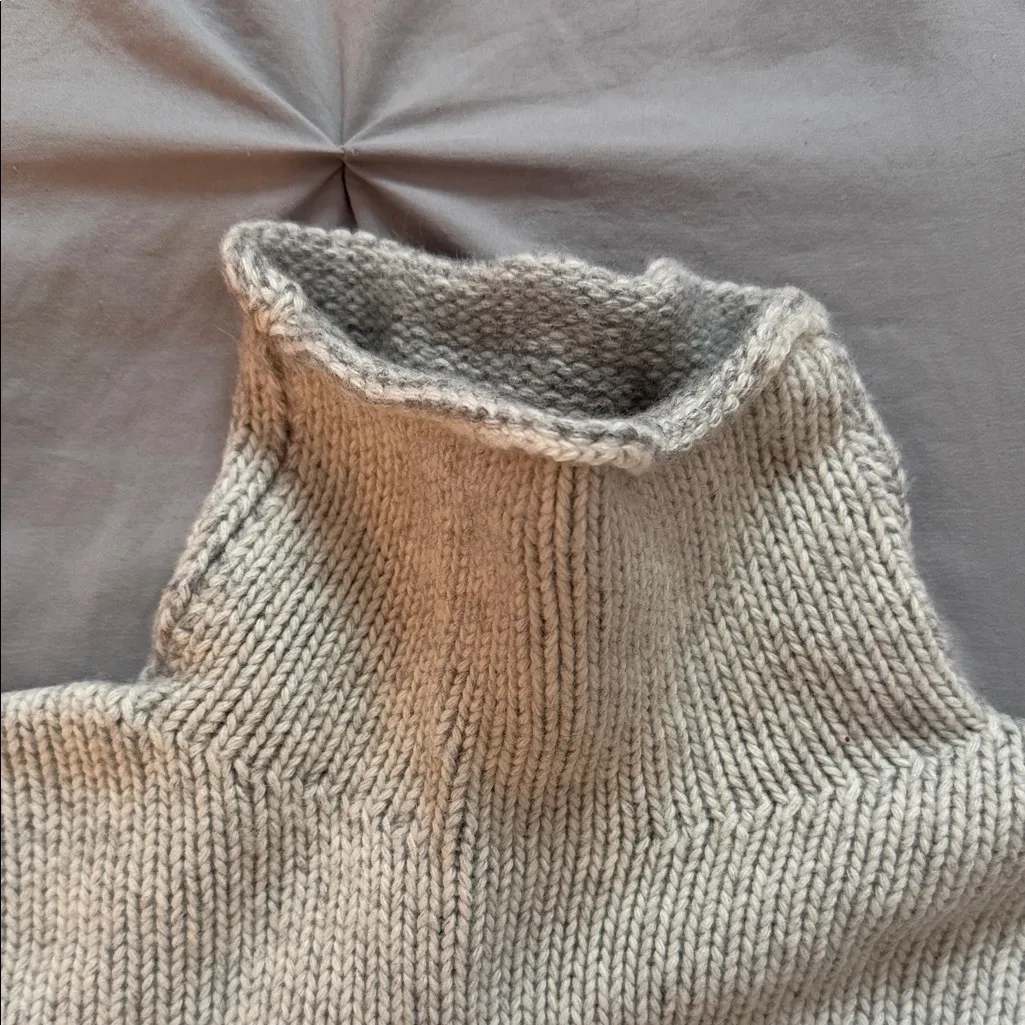 Theory Cashmere/Wool Turtle Neck Sweater - Image 2