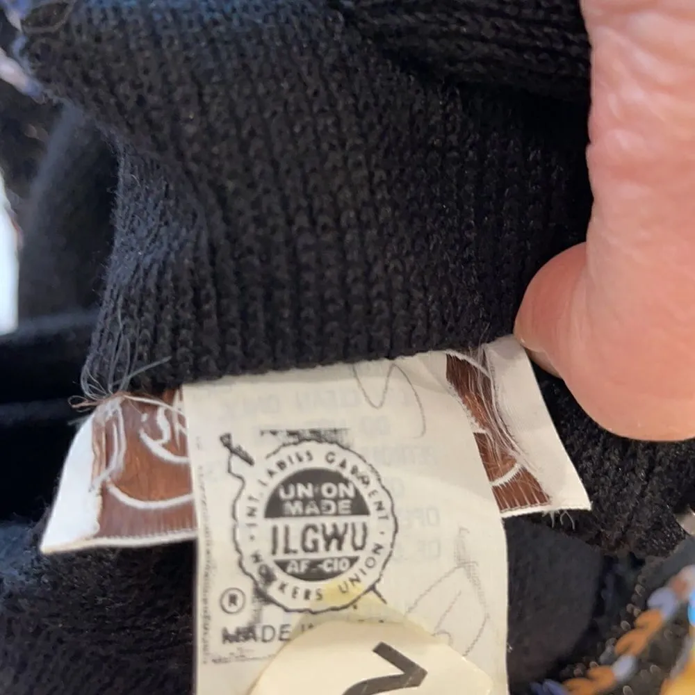 Vintage 80’s Leslie Fay Sequin Puff Sleeve Midi Dress - Image 12